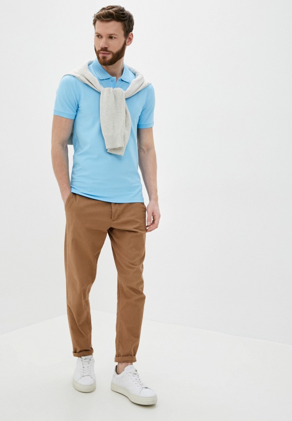 Поло Henderson голубой, размер 56, фото 2