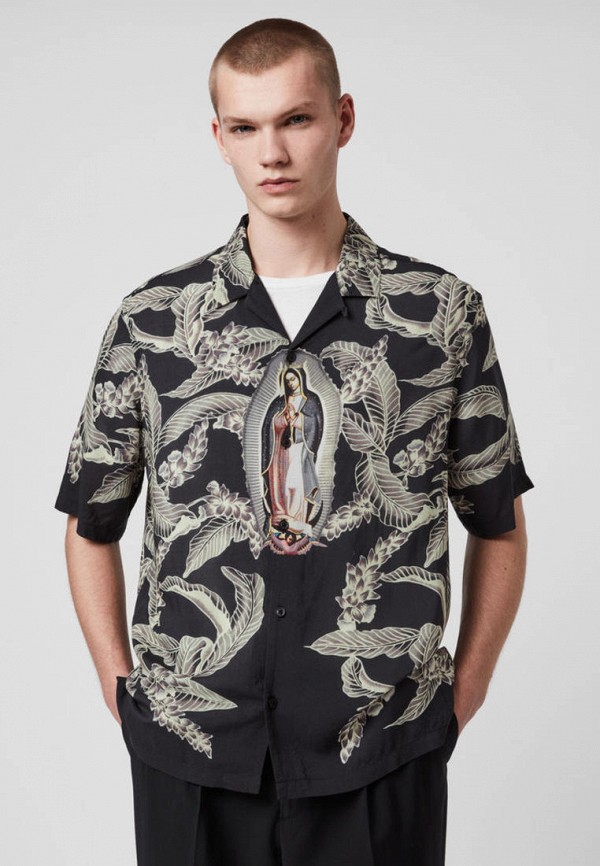 

Рубашка AllSaints, Черный, AllSaints MP002XM07YSD