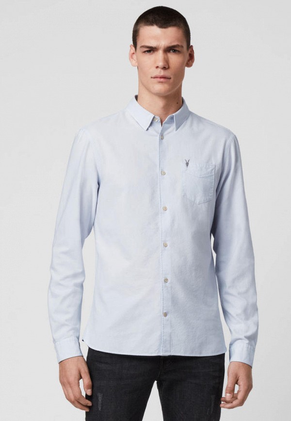 

Рубашка AllSaints, Голубой, NEWPORT LS