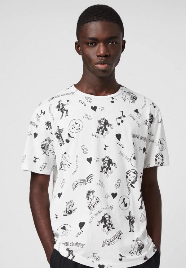 

Футболка AllSaints, Белый, AllSaints MP002XM07YSU