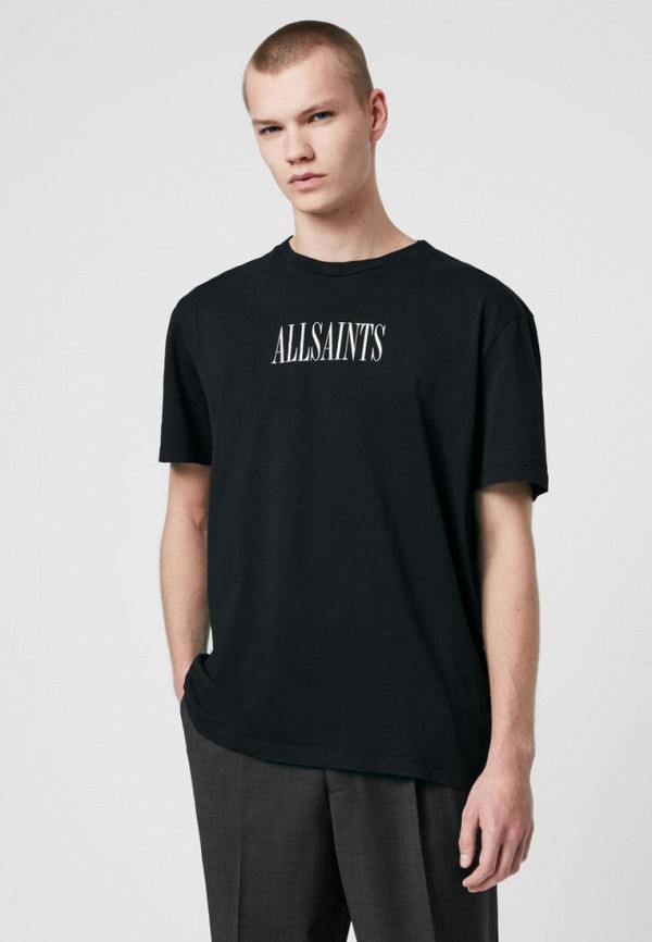 

Футболка AllSaints, Черный, STAMP SS CREW