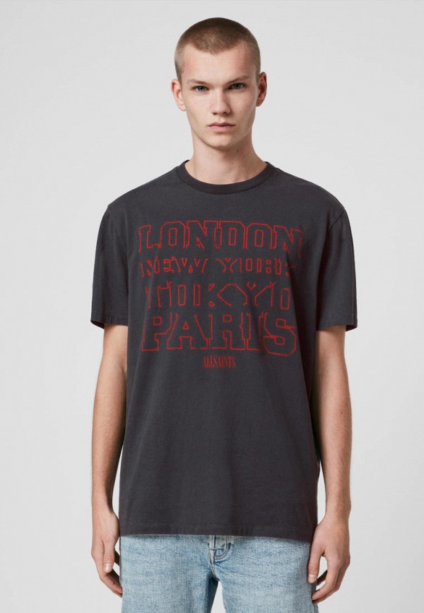 

Футболка AllSaints, Серый, AllSaints MP002XM07YT6