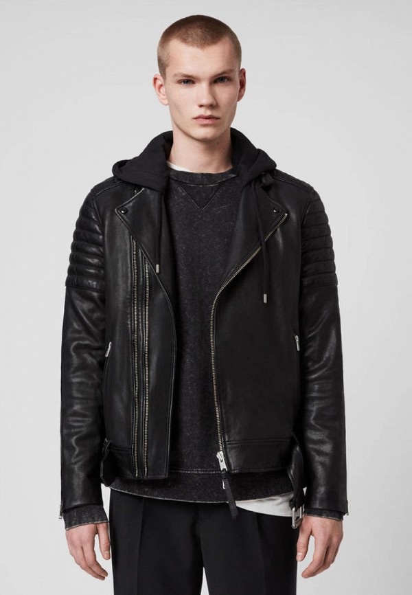 

Куртка кожаная AllSaints, Черный, AllSaints MP002XM07YTA