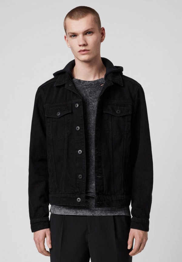 

Куртка джинсовая AllSaints, Черный, BURNBY