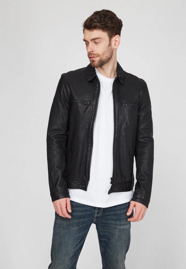

Куртка кожаная AllSaints, Черный, AllSaints MP002XM07ZKY
