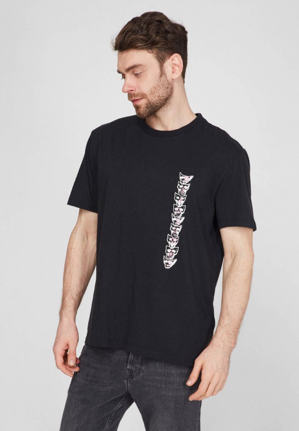 

Футболка AllSaints, Черный, MIDNITE SS CREW