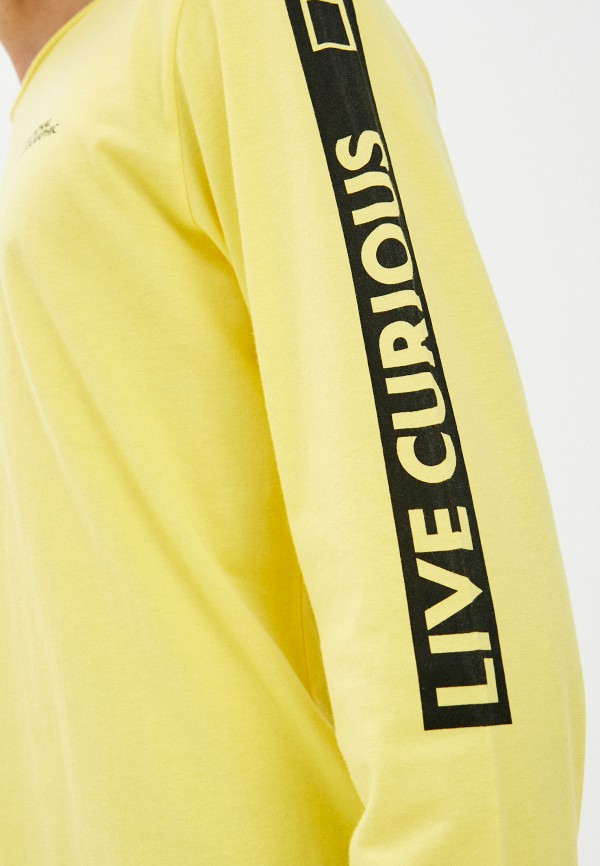 

Лонгслив National Geographic, Желтый, ISP t-shirt
