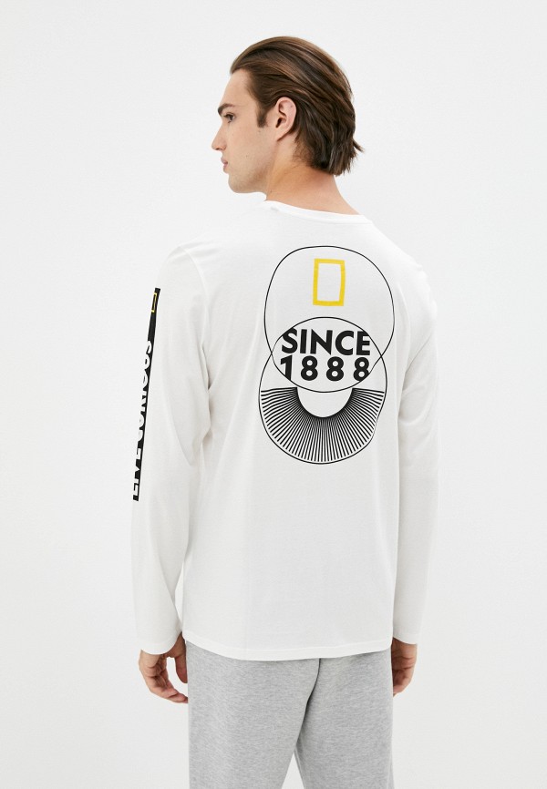

Лонгслив National Geographic, Белый, ISP t-shirt