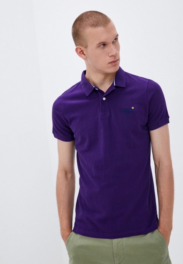 

Поло Superdry, Фиолетовый, S/S CLASSIC PIQUE POLO
