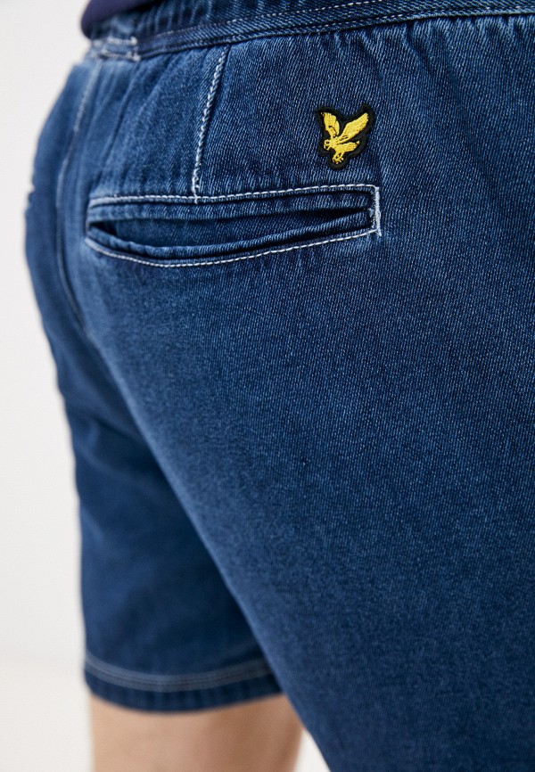 Шорты джинсовые Lyle & Scott цвет синий  Фото 4
