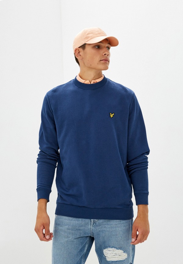 

Свитшот Lyle & Scott, Синий, Washed Crew Neck Sweatshirt