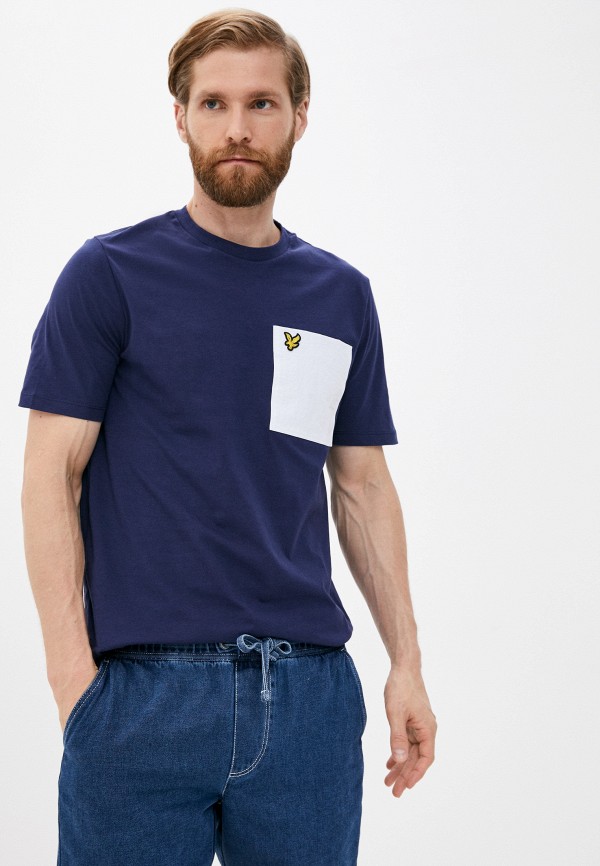 

Футболка Lyle & Scott, Синий, Parachute Pocket T-Shirt