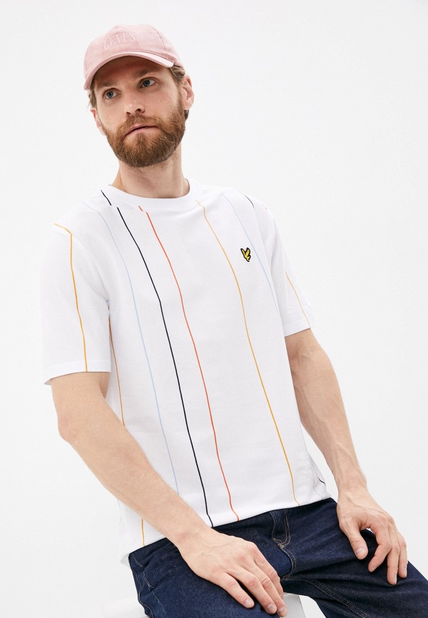 

Футболка Lyle & Scott, Белый, Vertical Stripe T-Shirt