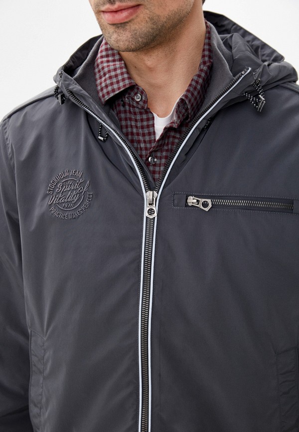 Ветровка Baon серый, размер 52, фото 5