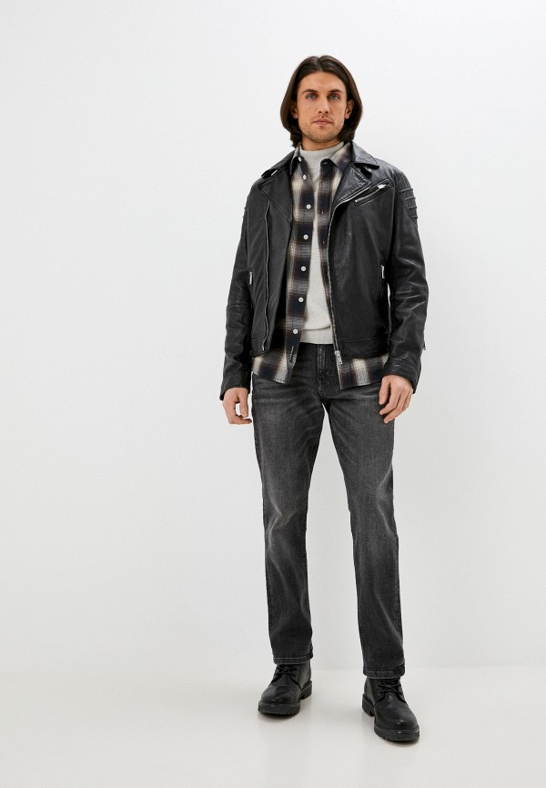 фото Куртка кожаная urban fashion for men