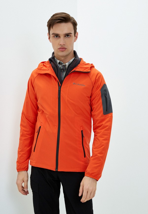 

Ветровка Columbia, Оранжевый, Tall Heights™ Hooded Softshell