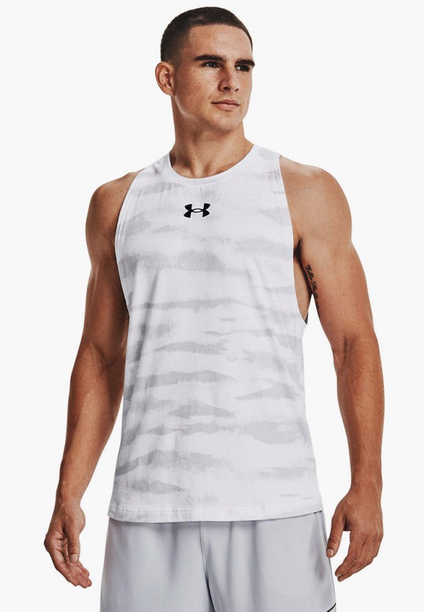 

Майка спортивная Under Armour, Белый, UA BASELINE PRINTED TANK