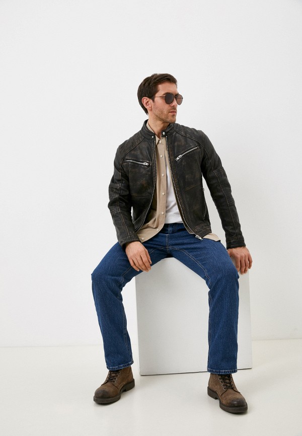 фото Куртка кожаная jorg weber