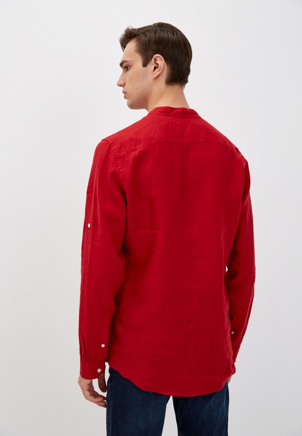 Рубашка Lacoste цвет красный  Фото 3