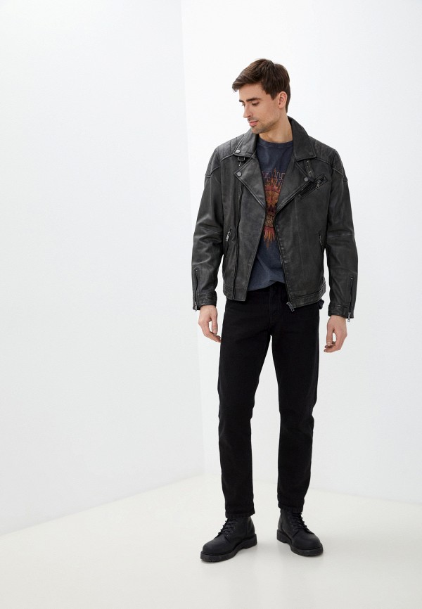 фото Куртка кожаная urban fashion for men