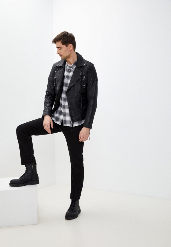 фото Куртка кожаная urban fashion for men