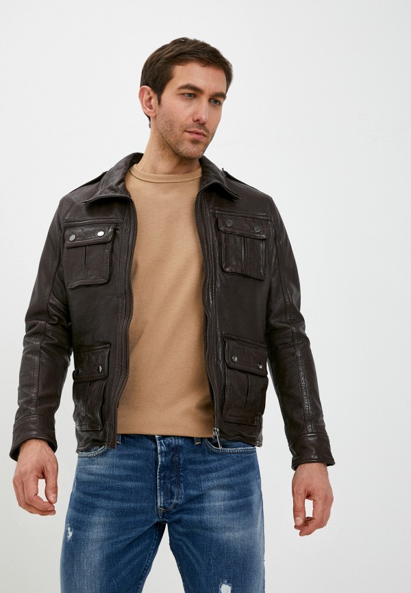фото Куртка кожаная urban fashion for men