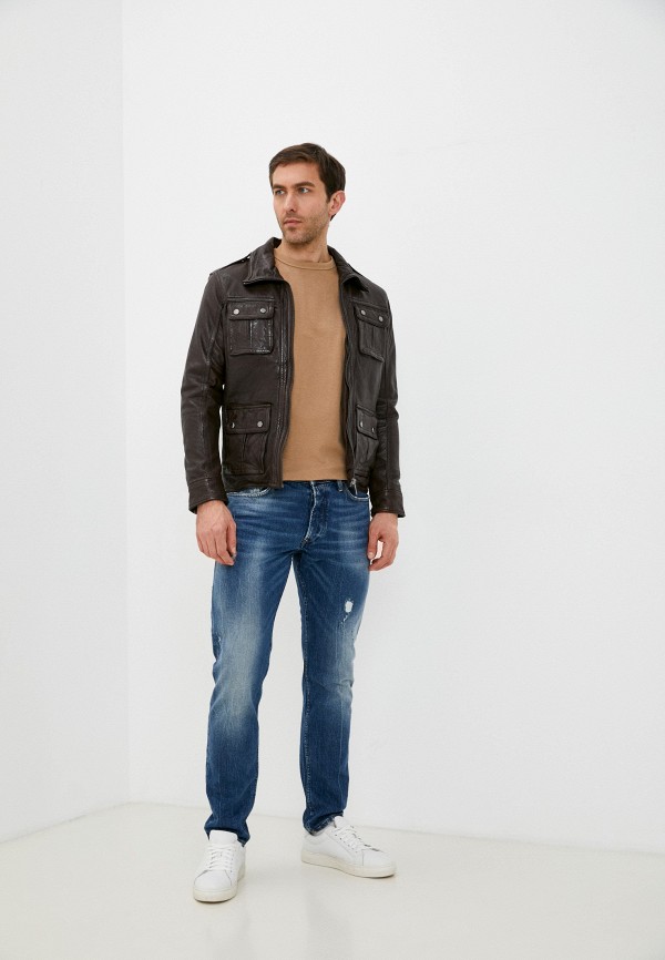 фото Куртка кожаная urban fashion for men
