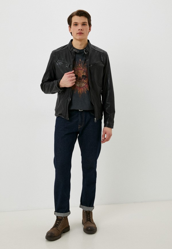 фото Куртка кожаная urban fashion for men