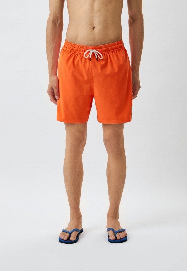 Шорты для плавания Polo Ralph Lauren оранжевого цвета