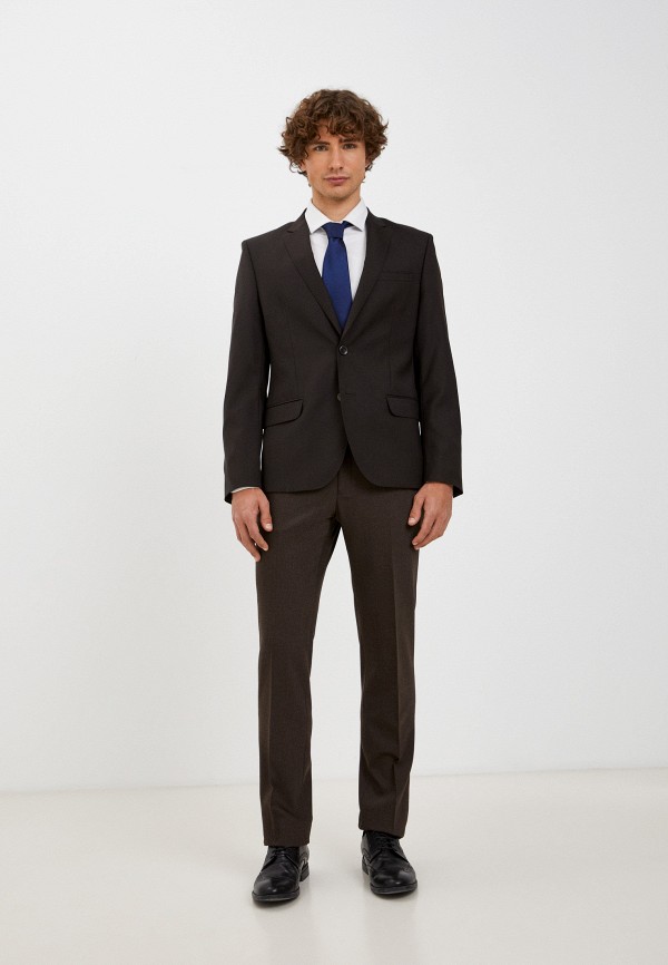 Пиджак Venzano коричневый, размер 50, фото 2