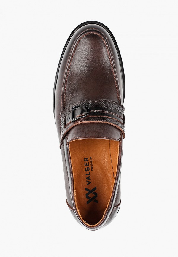Лоферы Valser коричневый, размер 42, фото 4