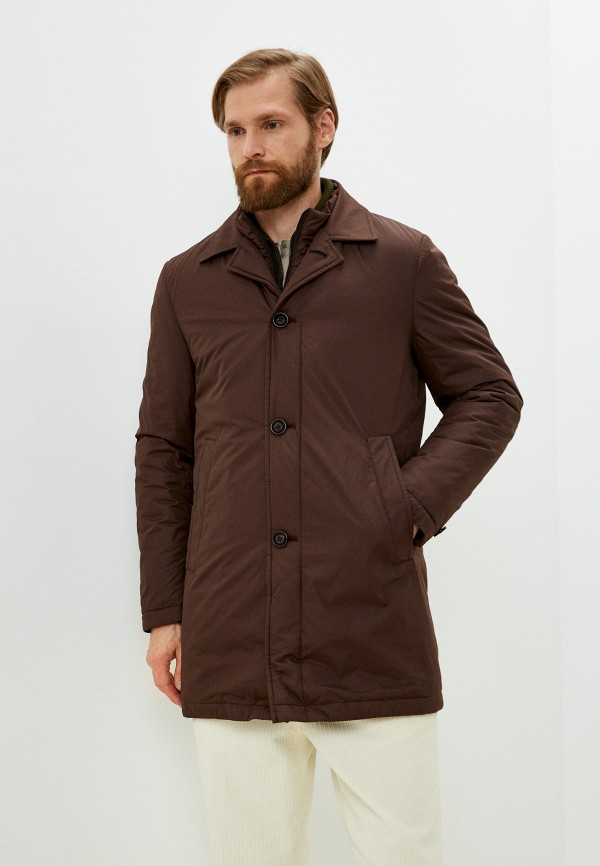 Куртка утепленная Bazioni коричневый  MP002XM08D21