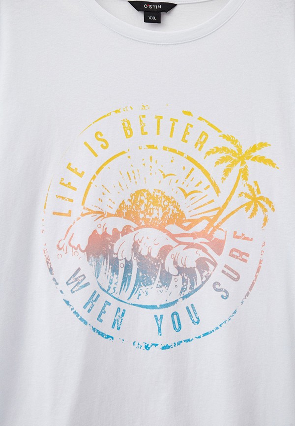 Футболка O'stin белый, размер 44, фото 3