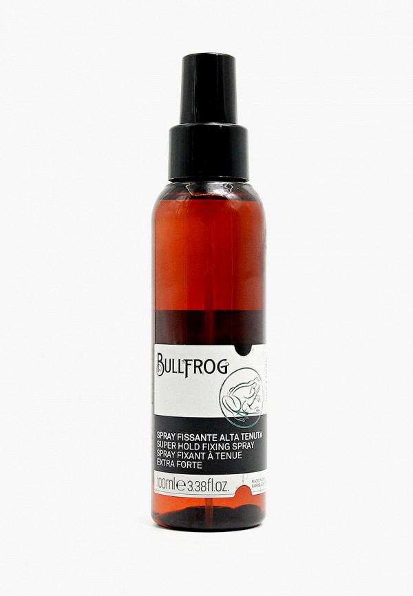 

Спрей для волос Bullfrog, Прозрачный, SUPER HOLD FIXING SPRAY, 100 мл