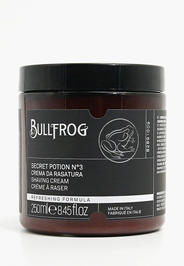 

Пена для бритья Bullfrog, Белый, SECRET POTION N.3, 250 мл