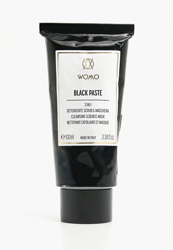 

Скраб для лица Womo, Черный, BLACK PASTE, 100 мл