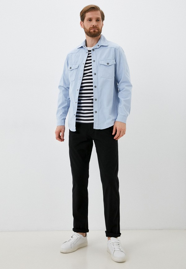 фото Рубашка джинсовая mossmore