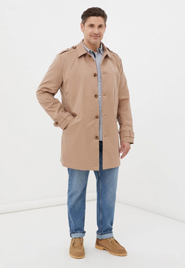 Плащ Finn Flare бежевый, размер 56, фото 2