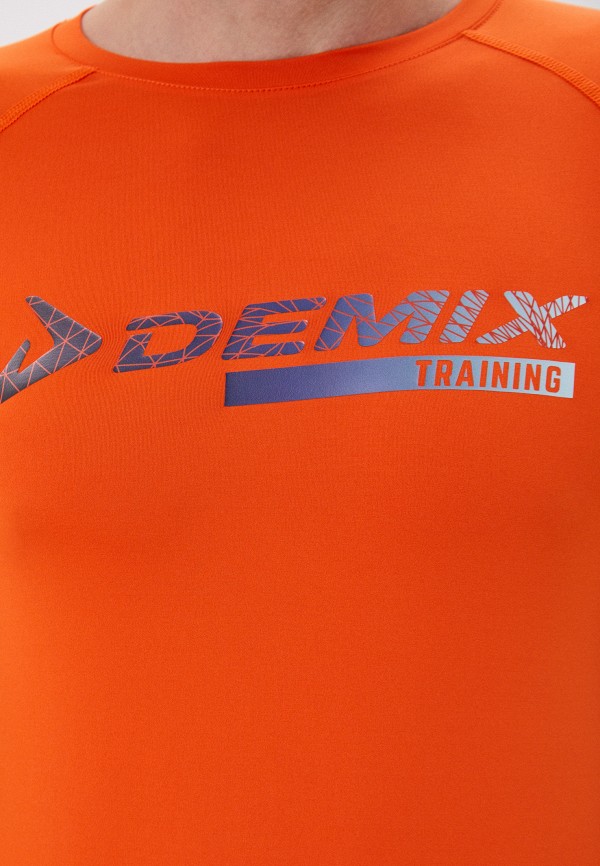 Футболка спортивная Demix цвет оранжевый  Фото 4