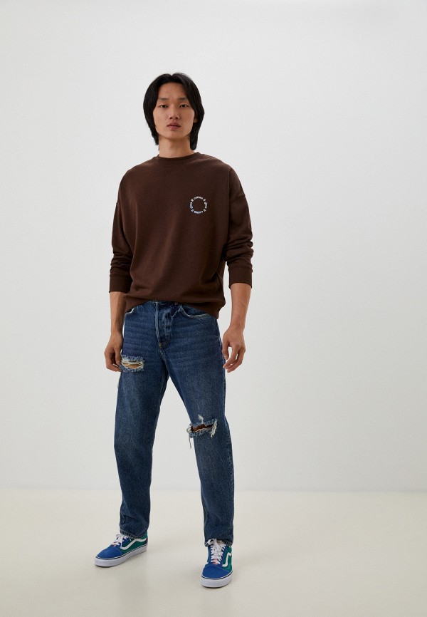 Свитшот Befree коричневый, размер 46, фото 2