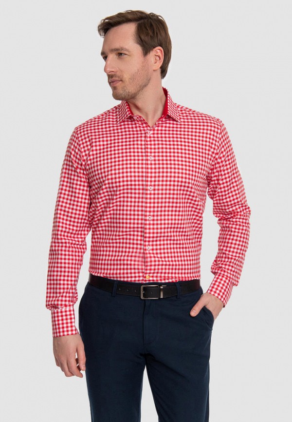 

Рубашка Kanzler, Красный, Slim fit