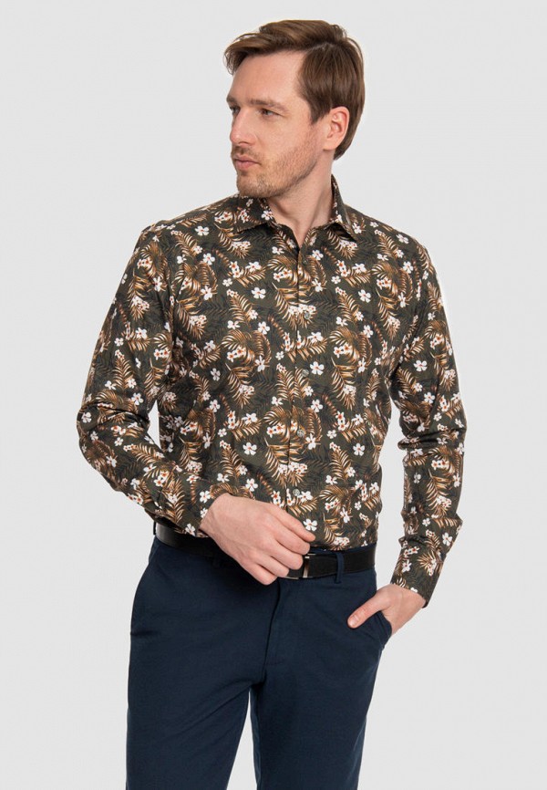 

Рубашка Kanzler, Коричневый, Slim fit