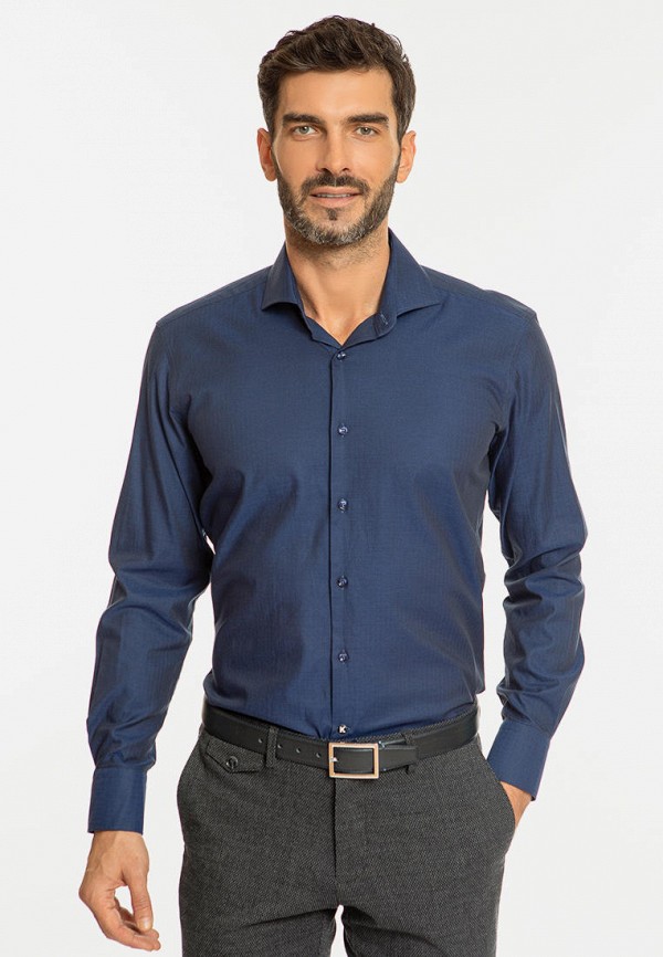 

Рубашка Kanzler, Синий, Slim fit