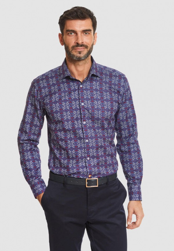 

Рубашка Kanzler, Синий, Slim fit