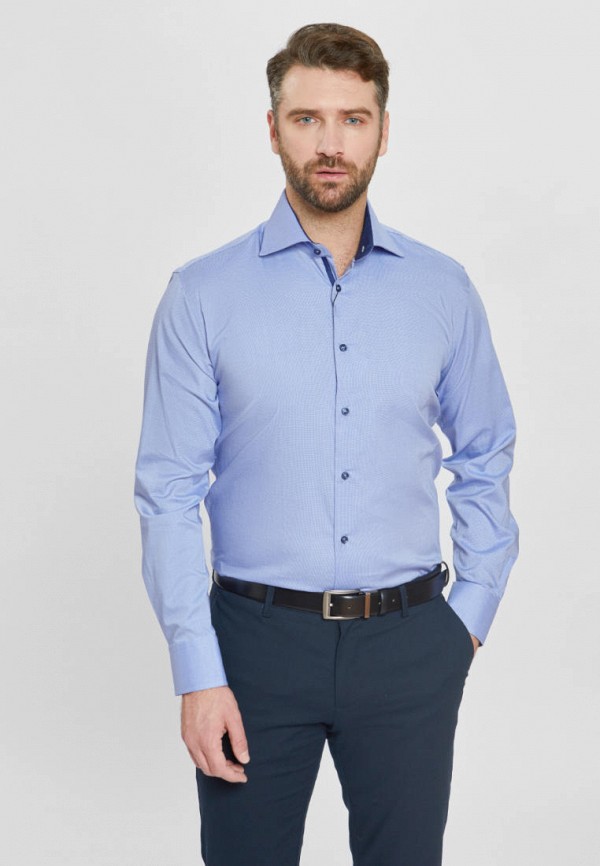 

Рубашка Kanzler, Голубой, Slim fit