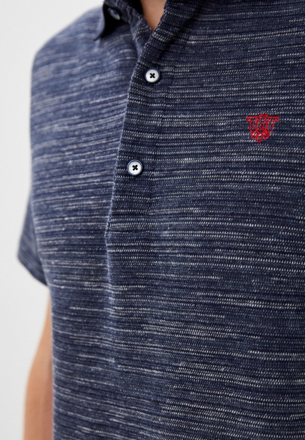 Поло Caramelo синий, размер 48, фото 3