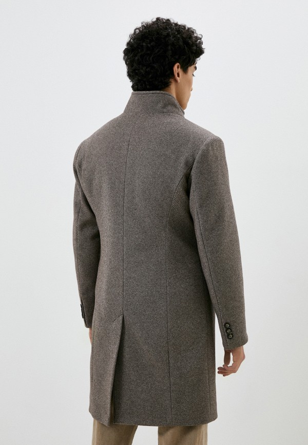 Пальто Misteks design цвет коричневый  Фото 3