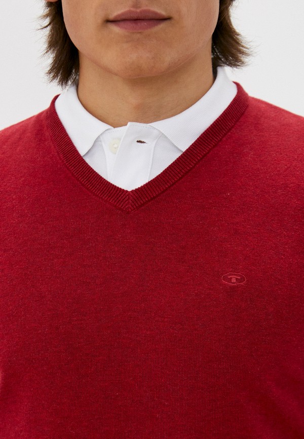 Пуловер Tom Tailor цвет красный  Фото 4