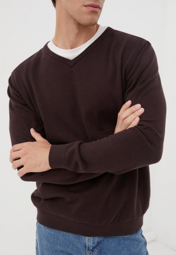 Пуловер Finn Flare цвет коричневый  Фото 5