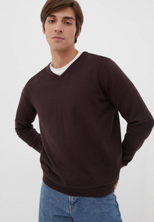 Пуловер Finn Flare цвет коричневый  Фото 4
